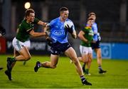 17 October 2020; Brian Fenton of Dublin is tackled by Ronan Jones of Meath during the Allianz Football League Division 1 Round 6 match between Dublin and Meath at Parnell Park in Dublin. Photo by Brendan Moran/Sportsfile