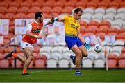 17 October 2020; Enda Smith of Roscommon in action against Jamie Clarke of Armagh during the Allianz Football League Division 2 Round 6 match between Armagh and Roscommon at the Athletic Grounds in Armagh. Photo by Piaras Ó Mídheach/Sportsfile