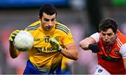 17 October 2020; Ciarán Lennon of Roscommon in action against Paddy Burns of Armagh during the Allianz Football League Division 2 Round 6 match between Armagh and Roscommon at the Athletic Grounds in Armagh. Photo by Piaras Ó Mídheach/Sportsfile