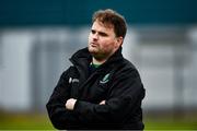 17 October 2020; Wicklow manager Davy Burke during the Allianz Football League Division 4 Round 6 match between Wicklow and Antrim at the County Grounds in Aughrim, Wicklow. Photo by Ray McManus/Sportsfile