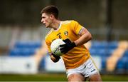 17 October 2020; James McAuley of Antrim during the Allianz Football League Division 4 Round 6 match between Wicklow and Antrim at the County Grounds in Aughrim, Wicklow. Photo by Ray McManus/Sportsfile