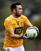 17 October 2020; Conor Murray of Antrim during the Allianz Football League Division 4 Round 6 match between Wicklow and Antrim at the County Grounds in Aughrim, Wicklow. Photo by Ray McManus/Sportsfile