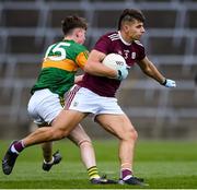 17 October 2020; Sean Fitzgerald of Galway in action against Ruaidhri O Beaglaoich of Kerry during the EirGrid GAA Football All-Ireland U20 Championship Semi-Final match between Kerry and Galway at the LIT Gaelic Grounds in Limerick. Photo by Matt Browne/Sportsfile