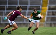 17 October 2020; Jack Kennelly of Kerry in action against Sean Fitzgerald of Galway during the EirGrid GAA Football All-Ireland U20 Championship Semi-Final match between Kerry and Galway at the LIT Gaelic Grounds in Limerick. Photo by Matt Browne/Sportsfile