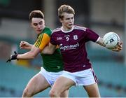 17 October 2020; Cian Hernon of Galway in action against Luke Brosnan of Kerry during the EirGrid GAA Football All-Ireland U20 Championship Semi-Final match between Kerry and Galway at the LIT Gaelic Grounds in Limerick. Photo by Matt Browne/Sportsfile