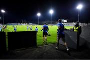 17 October 2020; The Dublin team make their way to the pitch for the second half of the Allianz Football League Division 1 Round 6 match between Dublin and Meath at Parnell Park in Dublin. Photo by Brendan Moran/Sportsfile