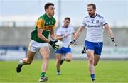 17 October 2020; David Clifford of Kerry in action against Conor Boyle of Monaghan during the Allianz Football League Division 1 Round 6 match between Monaghan and Kerry at Grattan Park in Inniskeen, Monaghan. Photo by Brendan Moran/Sportsfile