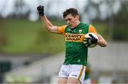 17 October 2020; David Clifford of Kerry signals a mark during the Allianz Football League Division 1 Round 6 match between Monaghan and Kerry at Grattan Park in Inniskeen, Monaghan. Photo by Brendan Moran/Sportsfile