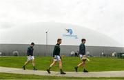 18 October 2020; Leitrim players make their way to the warm-up prior to the Allianz Hurling League Division 3B Final match between Sligo and Leitrim at the Connacht Centre of Excellence in Bekan, Mayo. Photo by Harry Murphy/Sportsfile