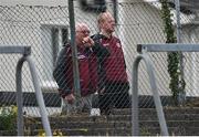 18 October 2020;  Galway supporters watch on from outside the stadium during the Allianz Football League Division 1 Round 6 match between Galway and Mayo at Tuam Stadium in Tuam, Galway. Photo by Ramsey Cardy/Sportsfile