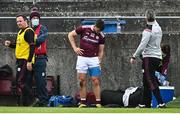 18 October 2020; Damien Comer of Galway after being substituted early in the Allianz Football League Division 1 Round 6 match between Galway and Mayo at Tuam Stadium in Tuam, Galway. Photo by Ramsey Cardy/Sportsfile