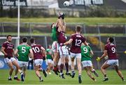 18 October 2020; Matthew Ruane of Mayo and Cein D'árcy of Galway during the Allianz Football League Division 1 Round 6 match between Galway and Mayo at Tuam Stadium in Tuam, Galway. Photo by Ramsey Cardy/Sportsfile