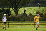 18 October 2020; Spectators look on during the Allianz Hurling League Division 3B Final match between Sligo and Leitrim at the Connacht Centre of Excellence in Bekan, Mayo. Photo by Harry Murphy/Sportsfile