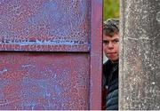 18 October 2020; A supporter watches on from outside the stadium during the Allianz Football League Division 1 Round 6 match between Galway and Mayo at Tuam Stadium in Tuam, Galway. Photo by Ramsey Cardy/Sportsfile