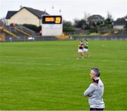 18 October 2020; Galway manager Padraic Joyce during the Allianz Football League Division 1 Round 6 match between Galway and Mayo at Tuam Stadium in Tuam, Galway. Photo by Ramsey Cardy/Sportsfile