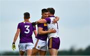 18 October 2020; Eoin Porter with team-mate Pa Doyle of Wexford following the Allianz Football League Division 4 Round 6 match between Limerick and Wexford at Mick Neville Park in Rathkeale, Limerick. Photo by Eóin Noonan/Sportsfile