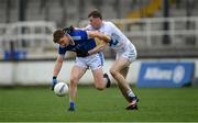 18 October 2020; Ciarán Brady of Cavan in action against Aaron Masterson of Kildare during the Allianz Football League Division 2 Round 6 match between Kildare and Cavan at St Conleth's Park in Newbridge, Kildare. Photo by Piaras Ó Mídheach/Sportsfile