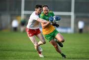 18 October 2020; Michael Murphy of Donegal in action against Rory Brennan of Tyrone during the Allianz Football League Division 1 Round 6 match between Donegal and Tyrone at MacCumhail Park in Ballybofey, Donegal. Photo by David Fitzgerald/Sportsfile