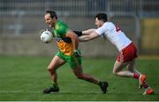 18 October 2020; Michael Murphy of Donegal in action against Rory Brennan of Tyrone during the Allianz Football League Division 1 Round 6 match between Donegal and Tyrone at MacCumhail Park in Ballybofey, Donegal. Photo by David Fitzgerald/Sportsfile