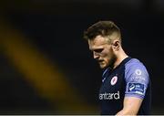 18 October 2020; David Cawley of Sligo Rovers following his side's defeat during the SSE Airtricity League Premier Division match between Shelbourne and Sligo Rovers at Tolka Park in Dublin. Photo by Seb Daly/Sportsfile