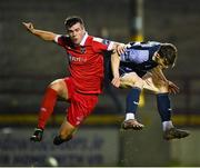18 October 2020; Alex O'Hanlon of Shelbourne and Mark Byrne of Sligo Rovers during the SSE Airtricity League Premier Division match between Shelbourne and Sligo Rovers at Tolka Park in Dublin. Photo by Seb Daly/Sportsfile