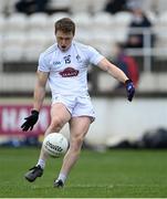 18 October 2020; Jimmy Hyland of Kildare takes a free during the Allianz Football League Division 2 Round 6 match between Kildare and Cavan at St Conleth's Park in Newbridge, Kildare. Photo by Piaras Ó Mídheach/Sportsfile