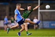 17 October 2020; Jonny Cooper of Dublin and Ethan Devine of Meath during the Allianz Football League Division 1 Round 6 match between Dublin and Meath at Parnell Park in Dublin. Photo by Ramsey Cardy/Sportsfile