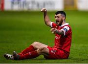 18 October 2020; Ryan Brennan of Shelbourne during the SSE Airtricity League Premier Division match between Shelbourne and Sligo Rovers at Tolka Park in Dublin. Photo by Seb Daly/Sportsfile
