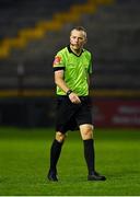18 October 2020; Referee Raymond Matthews during the SSE Airtricity League Premier Division match between Shelbourne and Sligo Rovers at Tolka Park in Dublin. Photo by Seb Daly/Sportsfile