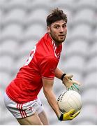 17 October 2020; John Cluttercuck of Louth during the Allianz Football League Division 3 Round 6 match between Cork and Louth at Páirc Ui Chaoimh in Cork. Photo by Harry Murphy/Sportsfile