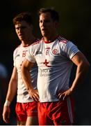18 October 2020; Kieran McGeary, right, and Conor Meyler of Tyrone during the Allianz Football League Division 1 Round 6 match between Donegal and Tyrone at MacCumhail Park in Ballybofey, Donegal. Photo by David Fitzgerald/Sportsfile