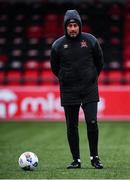 19 October 2020; Dundalk interim head coach Filippo Giovagnoli ahead of the SSE Airtricity League Premier Division match between Derry City and Dundalk at Ryan McBride Brandywell Stadium in Derry. Photo by Harry Murphy/Sportsfile