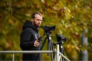 19 October 2020; Performance analyst Andrew Holt during a Republic of Ireland Women training session at Sportschule Wedau in Duisburg, Germany. Photo by Stephen McCarthy/Sportsfile