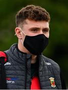 18 October 2020; Fionn McDonagh of Mayo arrives ahead of the Allianz Football League Division 1 Round 6 match between Galway and Mayo at Tuam Stadium in Tuam, Galway. Photo by Ramsey Cardy/Sportsfile