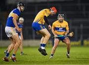 19 October 2020; Darragh Lohan of Clare gathers the ball with his feet after losing his hurl during the Bord Gáis Energy Munster Hurling Under 20 Championship Quarter-Final match between Tipperary and Clare at Semple Stadium in Thurles, Tipperary. Photo by Piaras Ó Mídheach/Sportsfile