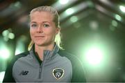 20 October 2020; Republic of Ireland's Ruesha Littlejohn poses for a portrait at the team's training base in Duisburg, Germany. Photo by Stephen McCarthy/Sportsfile