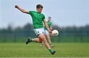 18 October 2020; Cillian Fahy of Limerick during the Allianz Football League Division 4 Round 6 match between Limerick and Wexford at Mick Neville Park in Rathkeale, Limerick. Photo by Eóin Noonan/Sportsfile
