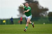 18 October 2020; Iain Corbett of Limerick during the Allianz Football League Division 4 Round 6 match between Limerick and Wexford at Mick Neville Park in Rathkeale, Limerick. Photo by Eóin Noonan/Sportsfile