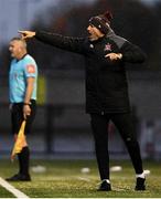 19 October 2020; Dundalk interim head coach Filippo Giovagnoli during the SSE Airtricity League Premier Division match between Derry City and Dundalk at the Ryan McBride Brandywell Stadium in Derry. Photo by Harry Murphy/Sportsfile