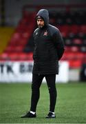 19 October 2020; Dundalk interim head coach Filippo Giovagnoli prior to the SSE Airtricity League Premier Division match between Derry City and Dundalk at the Ryan McBride Brandywell Stadium in Derry. Photo by Harry Murphy/Sportsfile