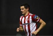 19 October 2020; Ciarán Coll of Derry City during the SSE Airtricity League Premier Division match between Derry City and Dundalk at the Ryan McBride Brandywell Stadium in Derry. Photo by Harry Murphy/Sportsfile