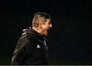 19 October 2020; Derry City manager Declan Devine during the SSE Airtricity League Premier Division match between Derry City and Dundalk at the Ryan McBride Brandywell Stadium in Derry. Photo by Harry Murphy/Sportsfile