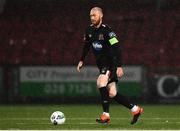 19 October 2020; Chris Shields of Dundalk during the SSE Airtricity League Premier Division match between Derry City and Dundalk at the Ryan McBride Brandywell Stadium in Derry. Photo by Harry Murphy/Sportsfile