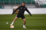 21 October 2020; Stefan Colovic during a Dundalk training session at Tallaght Stadium in Dublin. Photo by Ben McShane/Sportsfile
