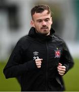 21 October 2020; Cameron Dummigan during a Dundalk training session at Tallaght Stadium in Dublin. Photo by Ben McShane/Sportsfile