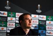 21 October 2020; Dundalk media officer Darren Crawley during a Dundalk Press Conference at Tallaght Stadium in Dublin. Photo by Ben McShane/Sportsfile