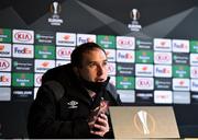 21 October 2020; Dundalk media officer Darren Crawley ahead of a Dundalk Press Conference at Tallaght Stadium in Dublin. Photo by Ben McShane/Sportsfile