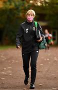 21 October 2020; Head coach Vera Pauw arrives for a Republic of Ireland Women training session at Sportschule Wedau in Duisburg, Germany. Photo by Stephen McCarthy/Sportsfile