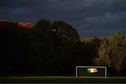 21 October 2020; A general view of goalposts during a Republic of Ireland Women training session at Sportschule Wedau in Duisburg, Germany. Photo by Stephen McCarthy/Sportsfile