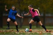 21 October 2020; Katie McCabe and Alli Murphy, left, during a Republic of Ireland Women training session at Sportschule Wedau in Duisburg, Germany. Photo by Stephen McCarthy/Sportsfile